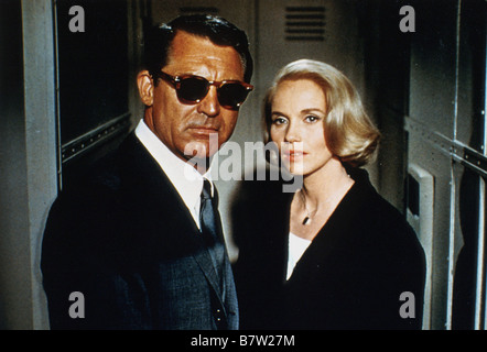 North by Northwest Oui r : 1959 USA Cary Grant, Eva Marie Saint Réalisateur : Alfred Hitchcock Banque D'Images