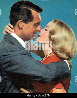 North by Northwest Oui r : 1959 USA Cary Grant, Eva Marie Saint Réalisateur : Alfred Hitchcock Banque D'Images