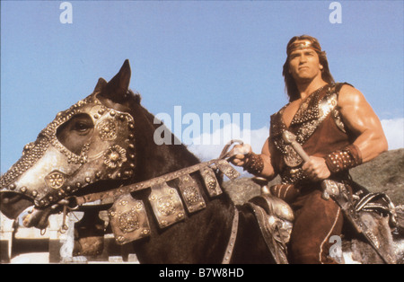 Red Sonja Année : 1985 USA Arnold Schwarzenegger Réalisateur : Richard Fleischer Banque D'Images
