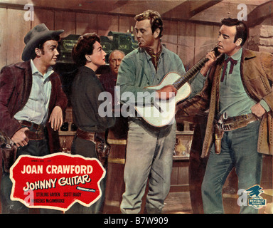 Johnny Guitar Année : 1954 USA Réalisateur : Nicholas Ray Ben Cooper, Joan Crawford, Sterling Hayden, Scott Brady Banque D'Images