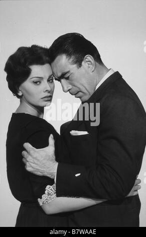 L'Orchidée noire Année : 1958 USA Sophia Loren, Anthony Quinn Réalisateur : Martin Ritt Banque D'Images