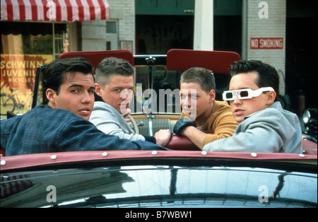 Retour à l'avenir Année : 1985 USA Billy Zane,Casey Siemaszko , Thomas F. Wilson, J.J. Cohen Réalisateur : Robert Zemeckis Banque D'Images