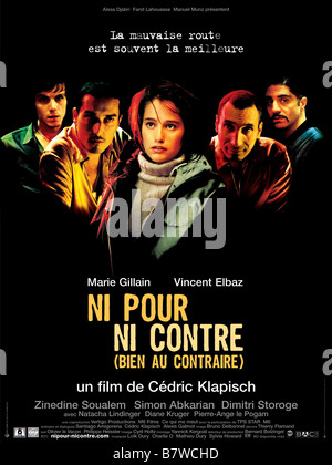 Ni pour, ni contre (bien au contraire) Année : 2003 - France/ affiche poster Réalisation : Cédric Klapisch Banque D'Images