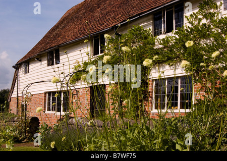 Maison weatherboarded Sussex Banque D'Images