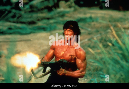 Rambo : First Blood Part 2 Année : 1985 USA Réalisateur : George P. Cosmatos Sylvester Stallone Banque D'Images