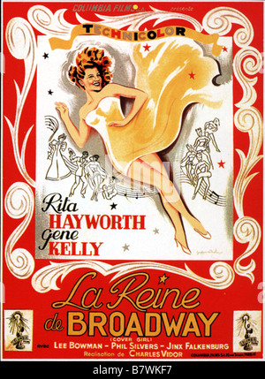 La Reine de Broadway Cover Girl Année : 1944 USA Rita Hayworth Réalisateur : Charles Vidor affiche de film (fr) Banque D'Images