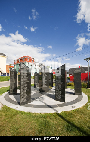 Monument aux pêcheurs de la Nouvelle-Écosse Lunenburg, Canada Banque D'Images