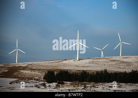 Les éoliennes.Longformacus.Duns.Scottish Borders.Ecosse.UK. Banque D'Images