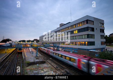 La gare centrale de Southampton SOUTHAMPTON Hampshire Angleterre Banque D'Images