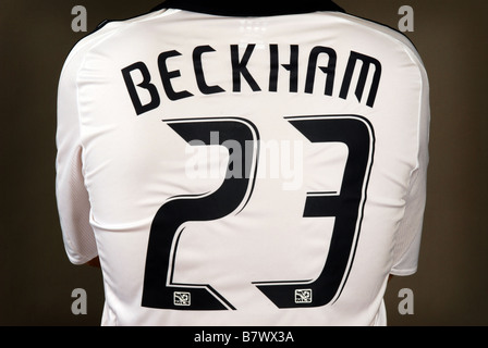 David Beckham 23 Banque D'Images