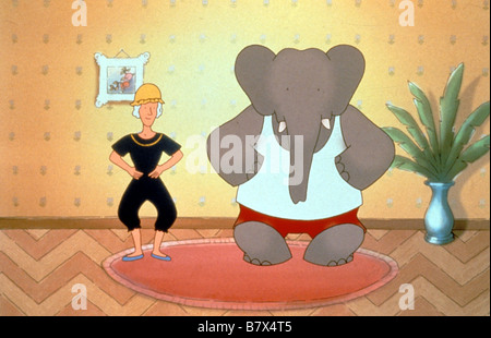 Babar : Roi des éléphants Année : 1999 France / Allemagne / Canada Directeur : Raymond Jafelice Animation Banque D'Images