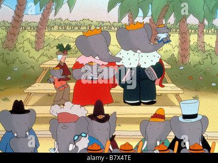 Babar : Roi des éléphants Année : 1999 France / Allemagne / Canada Directeur : Raymond Jafelice Animation Banque D'Images