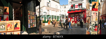 MONTMARTRE PARIS FRANCE Banque D'Images