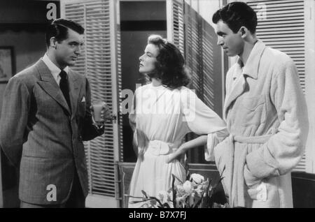 Les indiscrétions Philadelphia Story Année : 1940 USA Katherine Hepburn, Cary Grant, James Stewart Directeur : George Cukor Banque D'Images