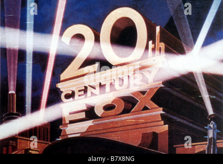 Logo Le logo de la 20th century fox logo 20th century fox Année : sigle - 20th century fox Banque D'Images