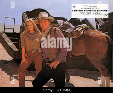 Les voleurs de trains Les Voleurs de Train Année : 1973 USA John Wayne, Ann-Margret Burt Kennedy Directeur : Banque D'Images