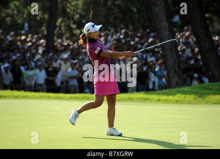 Sakura Yokomine 14 SEPTEMBRE 2008 Championnat de la LPGA Golf Cup 2008 Konica Minolta à Katayamazu Golf Club Japon Ishikawa Photo par Atsushi Tomura AFLO SPORT 1035 Banque D'Images