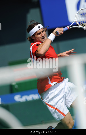 David Ferrrer ESP 2 OCTOBRE 2008 Tennis AIG Japon Open Tennis Championships 2008 Mens des célibataires au Colisée Ariake Tokyo Japon Photo par Masakazu Watanabe AFLO SPORT 0005 Banque D'Images