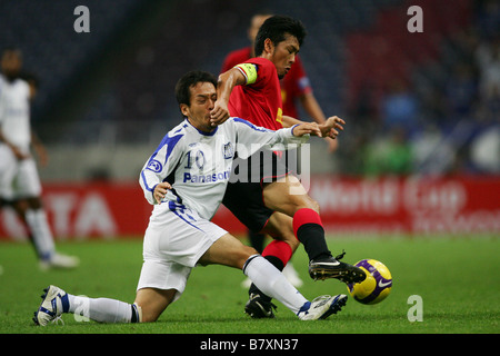 L À R Takahiro Futagawa Gamba Nobuhisa Yamada rouges Octobre 22 2008 Football AFC Champions League 2008 Demi-finale entre Urawa Banque D'Images