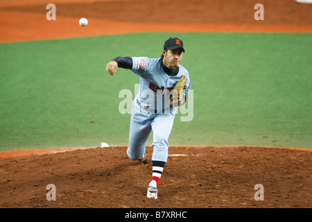 Junichi Tazawa 17 NOVEMBRE 2008 ENEOS Baseball Le 35e Championnat national de Baseball Amateur du Japon à Kyocera Dome Osaka Osaka Japon Photo par Akihiro Sugimoto AFLO SPORT 1080 Banque D'Images