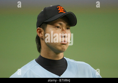 Junichi Tazawa 17 NOVEMBRE 2008 ENEOS Baseball Le 35e Championnat national de Baseball Amateur du Japon à Kyocera Dome Osaka Osaka Japon Photo par Akihiro Sugimoto AFLO SPORT 1080 Banque D'Images