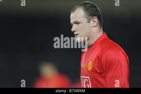 Wayne Rooney Man U 21 décembre 2008 FIFA Coupe du Monde Football Club Japon 2008 dernier match entre Manchester United 1 0 Liga de Quito au stade international de Yokohama, Kanagawa Japon Photo de Atsushi Toamura AFLO SPORT 1035 Banque D'Images