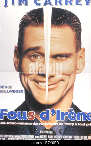 Moi, moi-même et Irene Année : 2000 USA Jim Carrey affiche, Directeur de l'affiche : Bobby Farrelly Peter Farrelly Banque D'Images