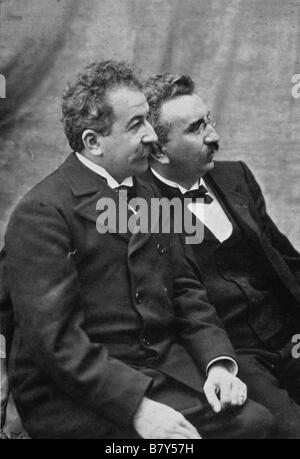 Louis et Auguste Lumière Banque D'Images