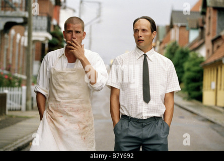 Les bouchers verts de gronne slagtere Année : 2003 - Danemark Kikolaj Lie Kaas, Mads Mikkelsen Directeur : Anders Thomas Jensen Dan 2003 Banque D'Images