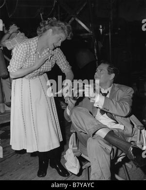 Lucille ball et Desi Arnaz dans la sitcom 'I Love Lucy' Banque D'Images