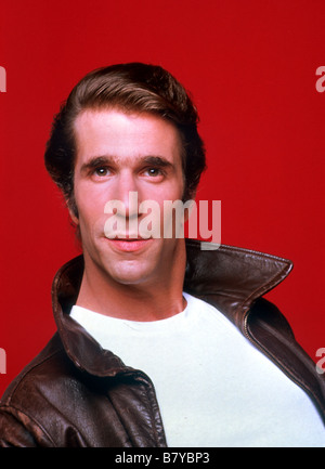 Happy Days séries télé 1974 - 1984 USA Créé par : Garry Marshall Henry Winkler Banque D'Images