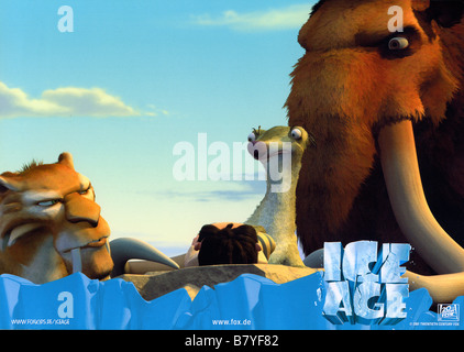 L'âge de glace USA Année : 2002 Réalisateur : Chris Wedge, Carlos Saldanha Animation Banque D'Images