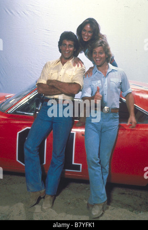 E Dukes of Hazzard Série TV 1979 - 1985 USA créée par Gy Waldron Catherine Bach , Byron Cherry , Christopher Mayer Banque D'Images