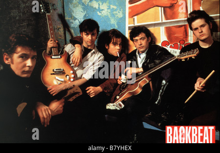 Backbeat Backbeat Année : 1994 - UK Stephen Dorff , Ian Hart , Gary Bakewell , Chris O'Neill , Scot Williams Réalisateur : Iain Softley Scénario Banque D'Images