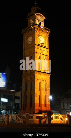 La tour de l'horloge du Jubilé de 1927 à Mysore pour commémorer le jubilé d'argent du règne du Maharaja Wadiyar Banque D'Images