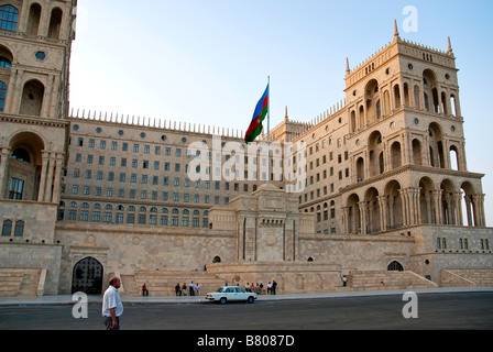 La résidence du centre de Bakou en Azerbaïdjan Banque D'Images