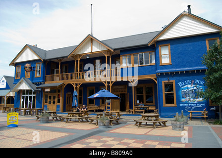 Le bleu, Pub Street, Kilworth Methven, Ashburton, Canterbury, Nouvelle-Zélande Banque D'Images