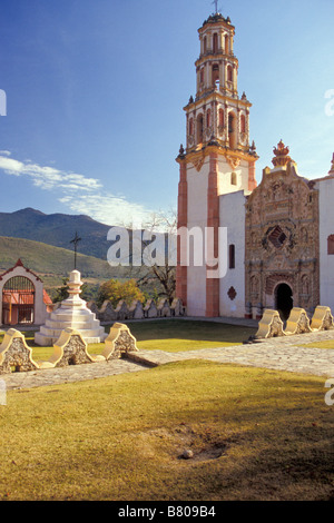 Mission Tilaco, achevé en 1762 et situé dans la région de Tilaco Queretaro Mexique, est 1 de 5 missions fondée par Frère Junipero Serra Banque D'Images