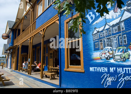 Le bleu, Pub Street, Kilworth Methven, Ashburton, Canterbury, Nouvelle-Zélande Banque D'Images