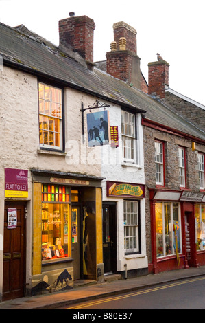 Le meurtre et le chaos Bookshop Hay-on-Wye au Pays de Galles Royaume Uni Europe Banque D'Images