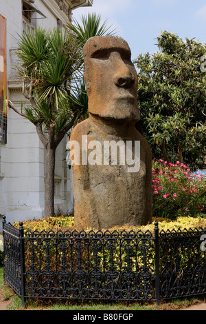 Moai statue Chili Amérique du Sud Banque D'Images