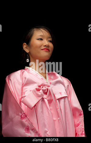 Francfort - février 2009. La mode asiatique à Francfort. Banque D'Images