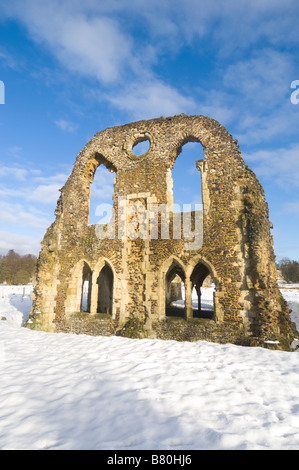 Waverley Abbey Ruins Surrey UK Banque D'Images