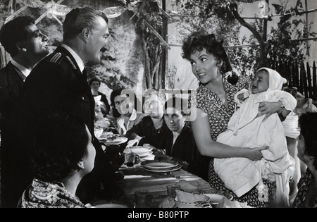Pain Amour et jalousie, amore e gelosia Année : 1954 - Italie Vittorio De Sica, Gina Lollobrigida Directeur : Luigi Comencini Banque D'Images