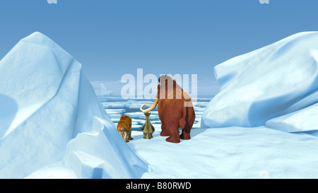 Ice Age : the meltdown USA Année : 2006 Réalisateur : Carlos Saldanha Animation Banque D'Images