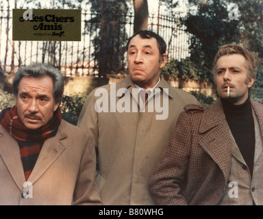 Amici miei Année : 1975 Italie Philippe Noiret, Duilio Del Prete, Ugo Tognazzi Réalisateur : Mario Monicelli Banque D'Images