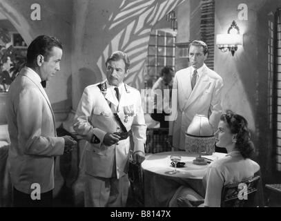 Casablanca Année : 1942 USA Humphrey Bogart, Claude Rains, Paul Henreid, Ingrid Bergman Réalisateur : Michael Curtiz Banque D'Images