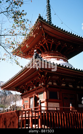 Nov 24, 2004 - la pagode rouge à Kita-In temple dans la ville japonaise de Kawagoe mieux connu comme peu d'Edo, au nord de Tokyo. Banque D'Images