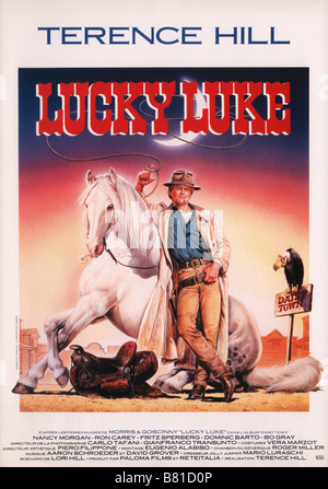 Lucky Luke Année : 1991 Italie / USA Réalisateur : Terence Hill Terence Hill Movie poster (Fr) Banque D'Images