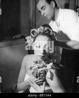 Josephine Baker à Venise avec coiffure Jean Clément Banque D'Images